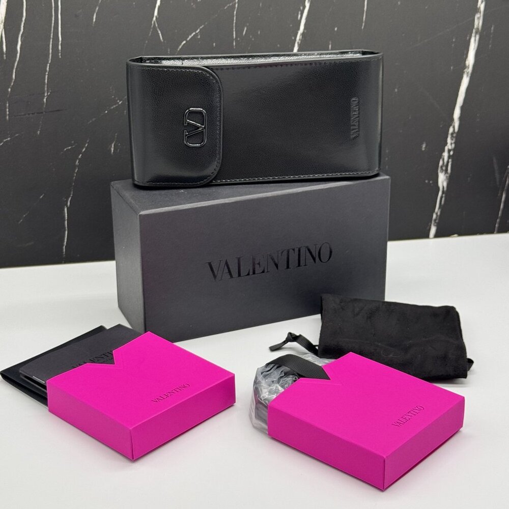 NEW VALENTINO V-SIDE VLX-131C PINK SQUARE EYEGLASSES VALENTINO - Picture 10 of 10